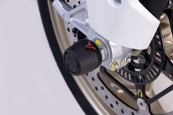 SW Motech Slider set for front axle. Black. Moto Guzzi V100 Mandello/S (22-). | STP.17.176.10100/B