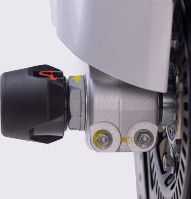 SW Motech Slider set for front axle. Black. Moto Guzzi V100 Mandello/S (22-). | STP.17.176.10100/B