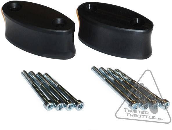 Sw Motech Mirror Extension. Profiles  Black  Honda. | SVL_01_501_102