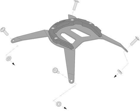 SW-MOTECH / SWモテック PRO タンクリング ブラック BMW G 650 GS / Sertão (11-15) | TRT.00.787.20500/B