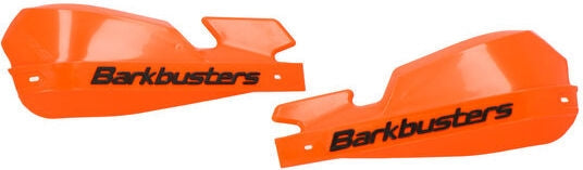 SW Motech VPS plastic guards. Orange. With variable black wind deflector. | VPS-003-01-OR
