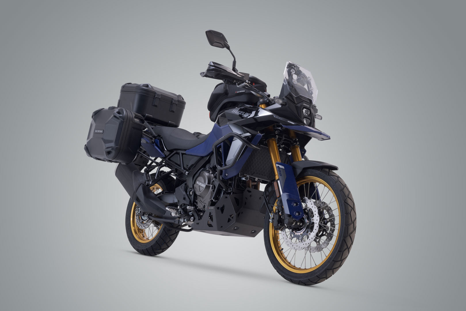 SW-MOTECH / SWモテック アドベンチャーツーリングセット DUSC（トップケース付き） ブラック。Suzuki V-Strom 800/800DE (22-)用。 | ADV.05.845.65000/B
