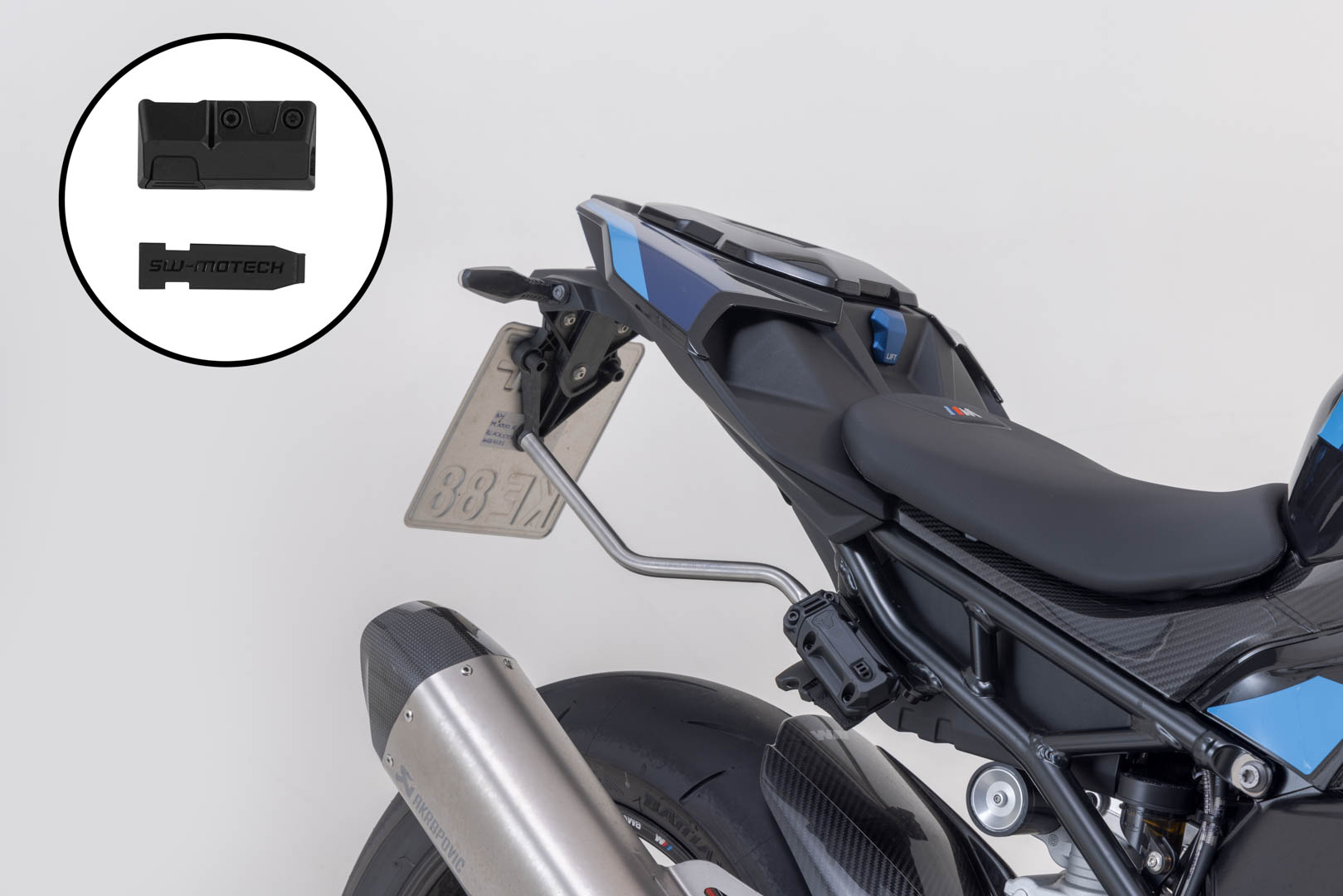 SW-MOTECH / SWモテック PRO Blaze H サドルバッグセット ブラック。BMW S1000RR (19-22)/R (21-)、M1000R (22-)。 | BC.HTA.07.740.36002