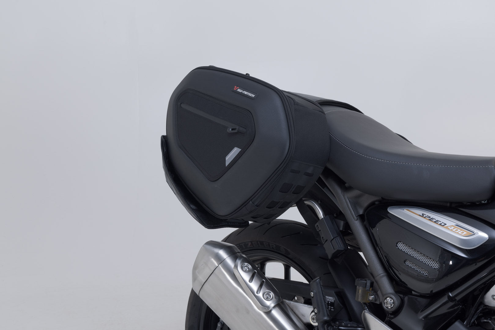 SW-MOTECH / SWモテック PRO Blaze H サドルバッグセット ブラック。Triumph・スピード400／スクランブラー400 X／XC。 | BC.HTA.11.740.36400