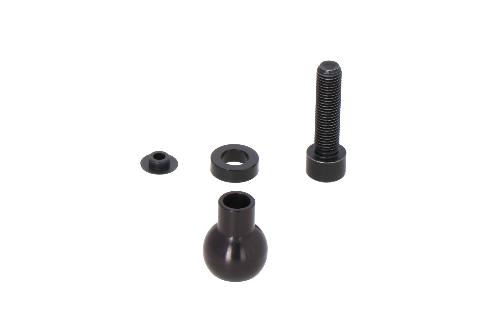 SW-MOTECH / SWモテック M10ミラー用ネジ山用1インチボール。M10×1.25 mmネジ山用。RAMアーム用。ブラック。 | CPA.00.424.11500/B