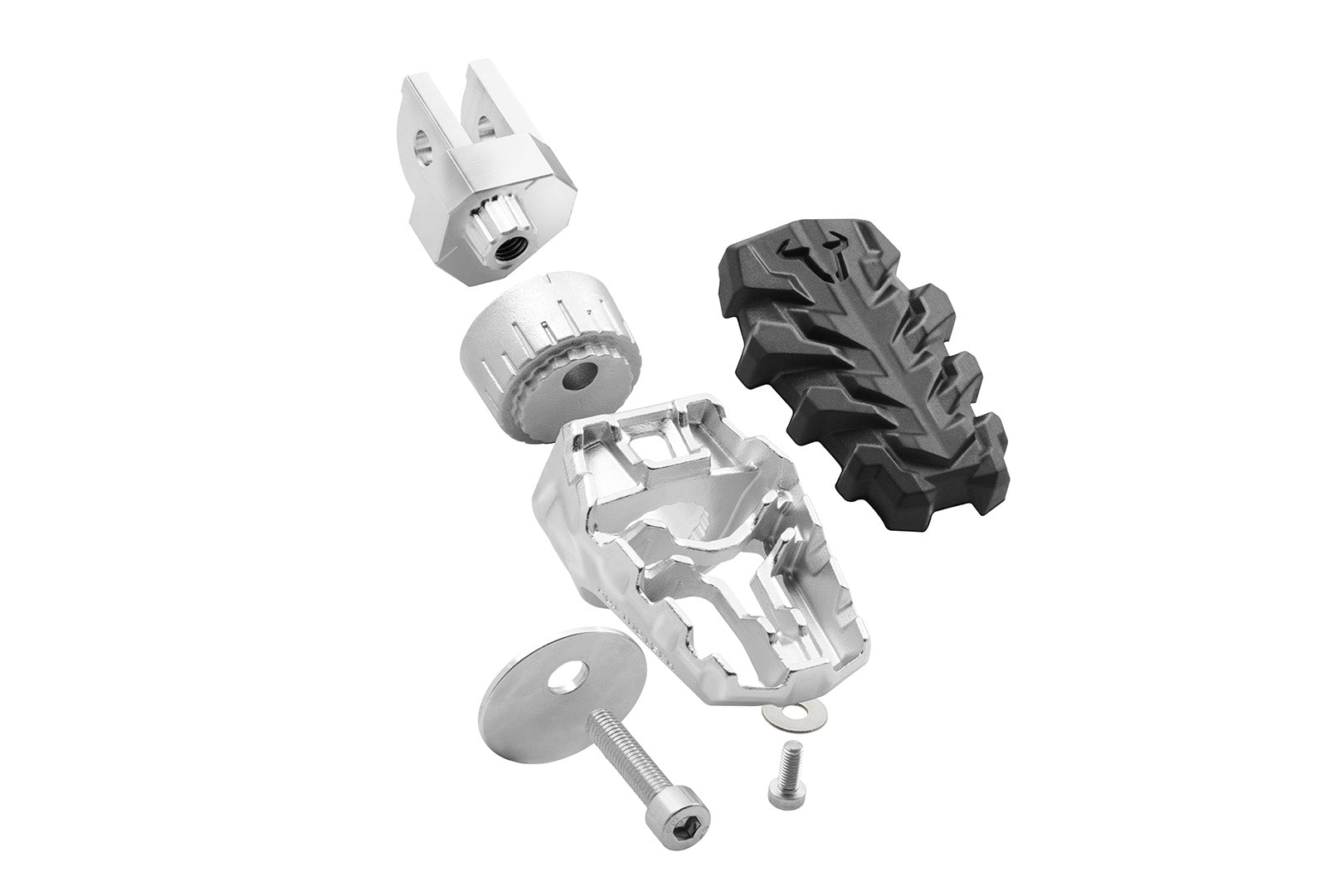 SW-MOTECH / SWモテック EVO フットペグキット ブラック。CFMoto 800MT-X (24-)。 | FRS.10.112.10000/B