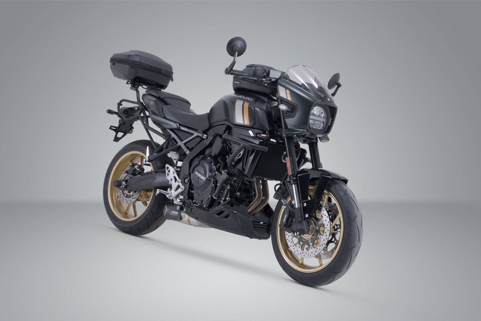 SW-MOTECH / SWモテック URBAN ABS トップケースシステム ブラック。Suzuki GSX-8T / TT (25-)。 | GPT.05.031.60000/B