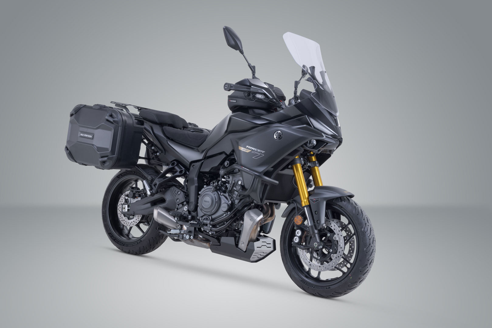 SW-MOTECH / SWモテック DUSC ハードケースシステム ブラック。41/41 l。Yamaha・トレーサー7 / GT (25-)。 | KFT.06.020.65100/B