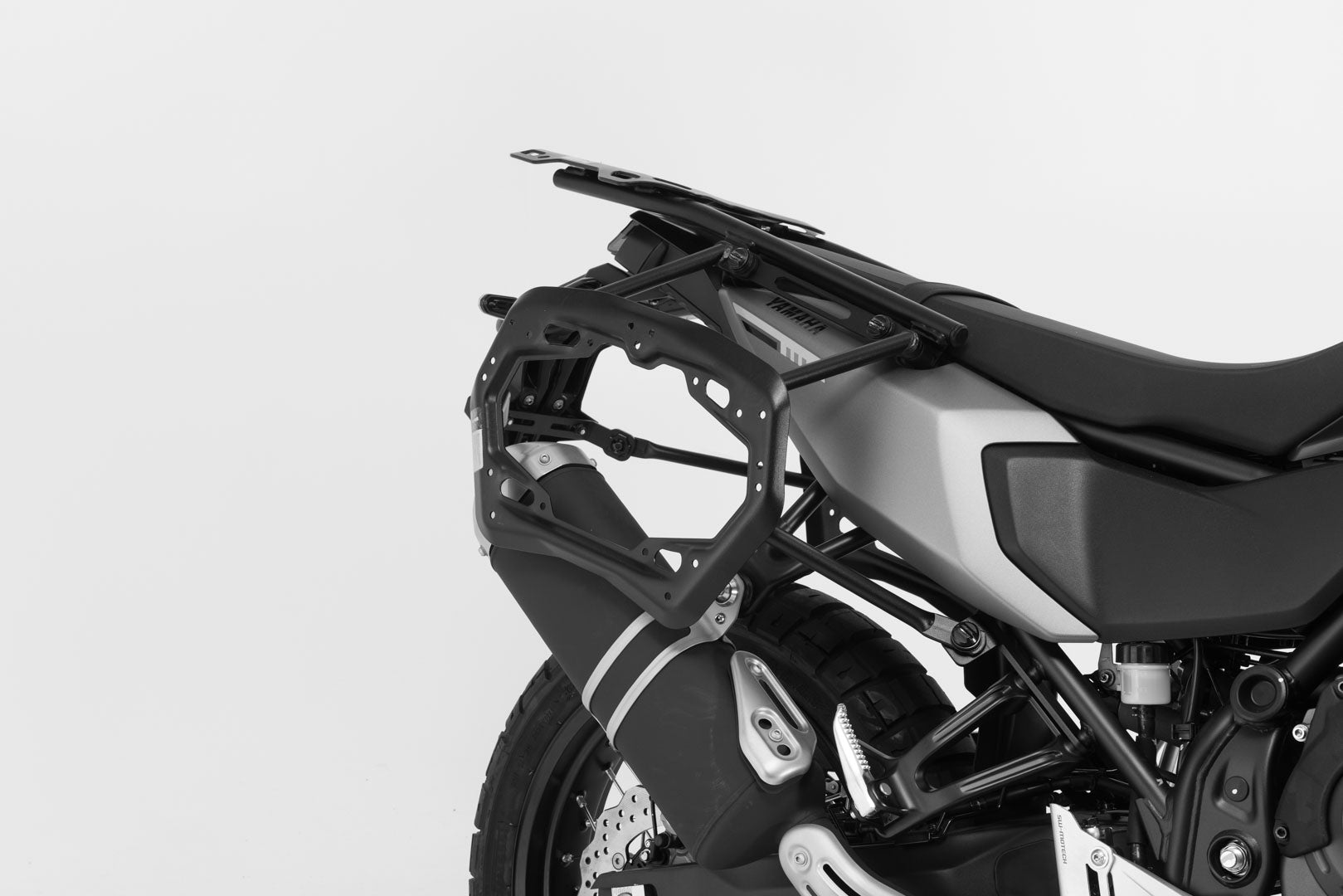 SW-MOTECH / SWモテック PRO サイドキャリア ブラック。Yamaha テネレ 700 モデル（19年～）。 | KFT.06.799.30002/B