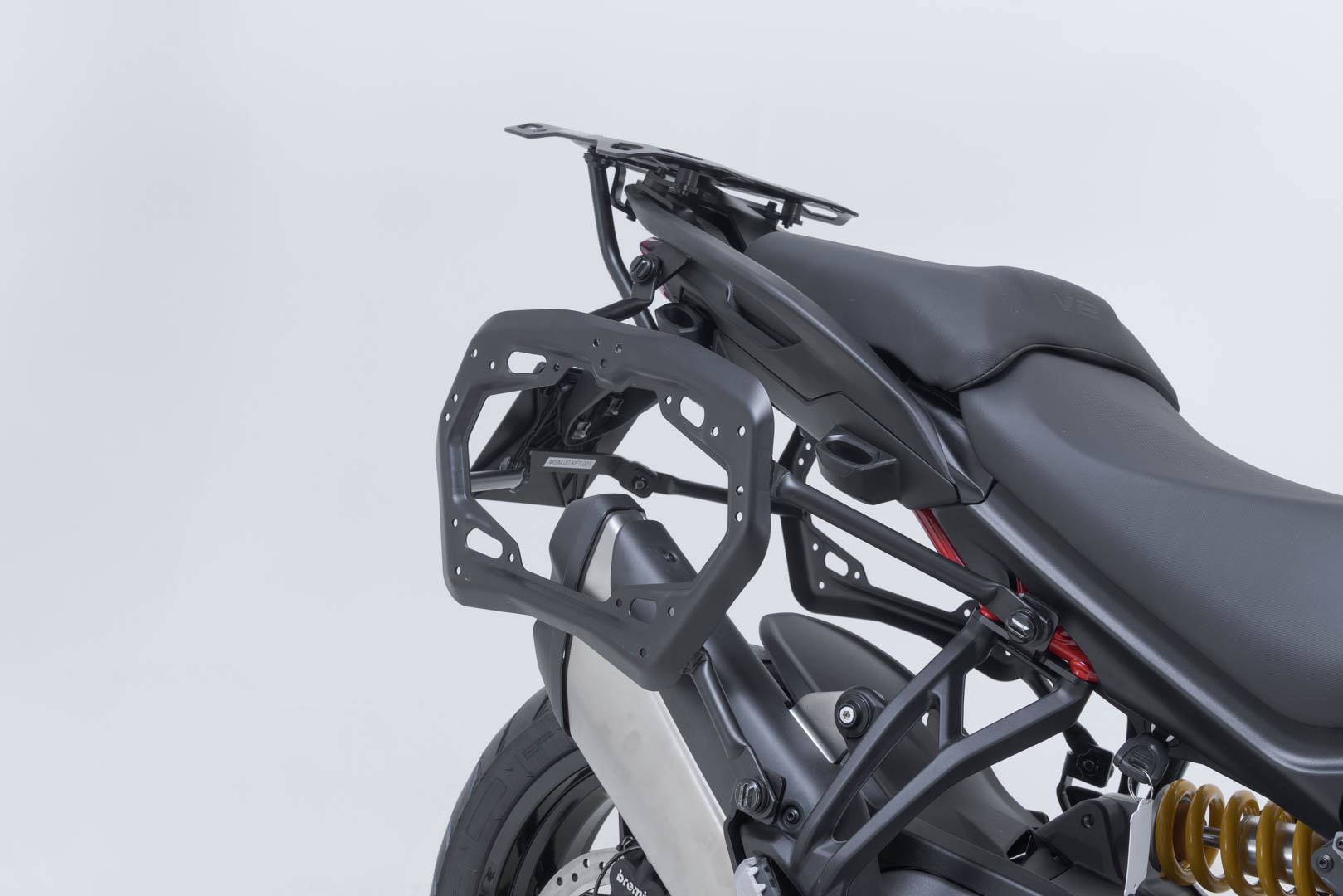 SW-MOTECH / SWモテック TRAX ADV アルミケースシステム ブラック。45/45 リットル。Ducati・ムルティストラーダ V2/V2S (24-)。 | KFT.22.807.70100/B