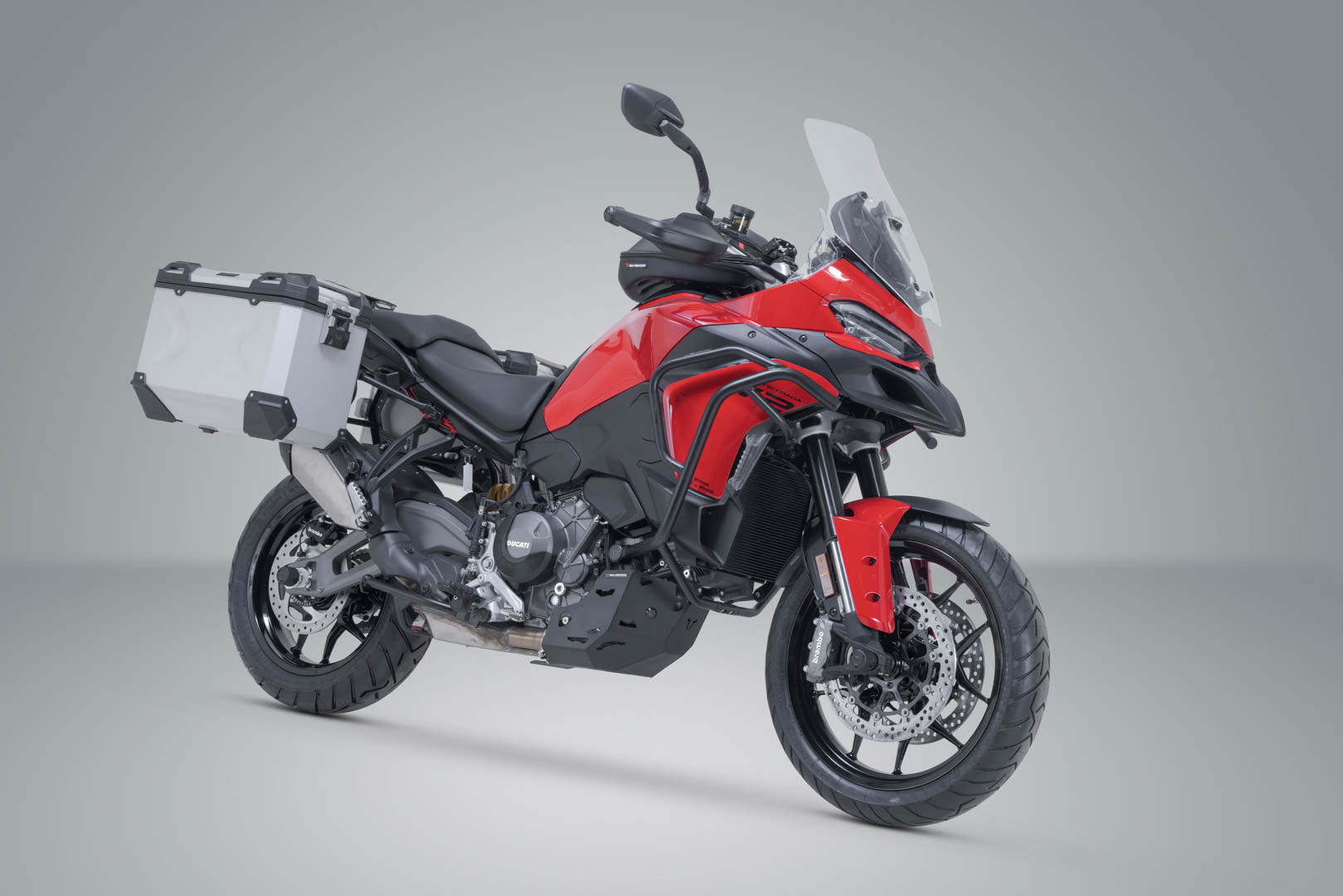 SW-MOTECH / SWモテック TRAX ADV アルミケースシステム シルバー 45/45 リットル. Ducati Multistrada V2/V2S (24-). | KFT.22.807.70100/S