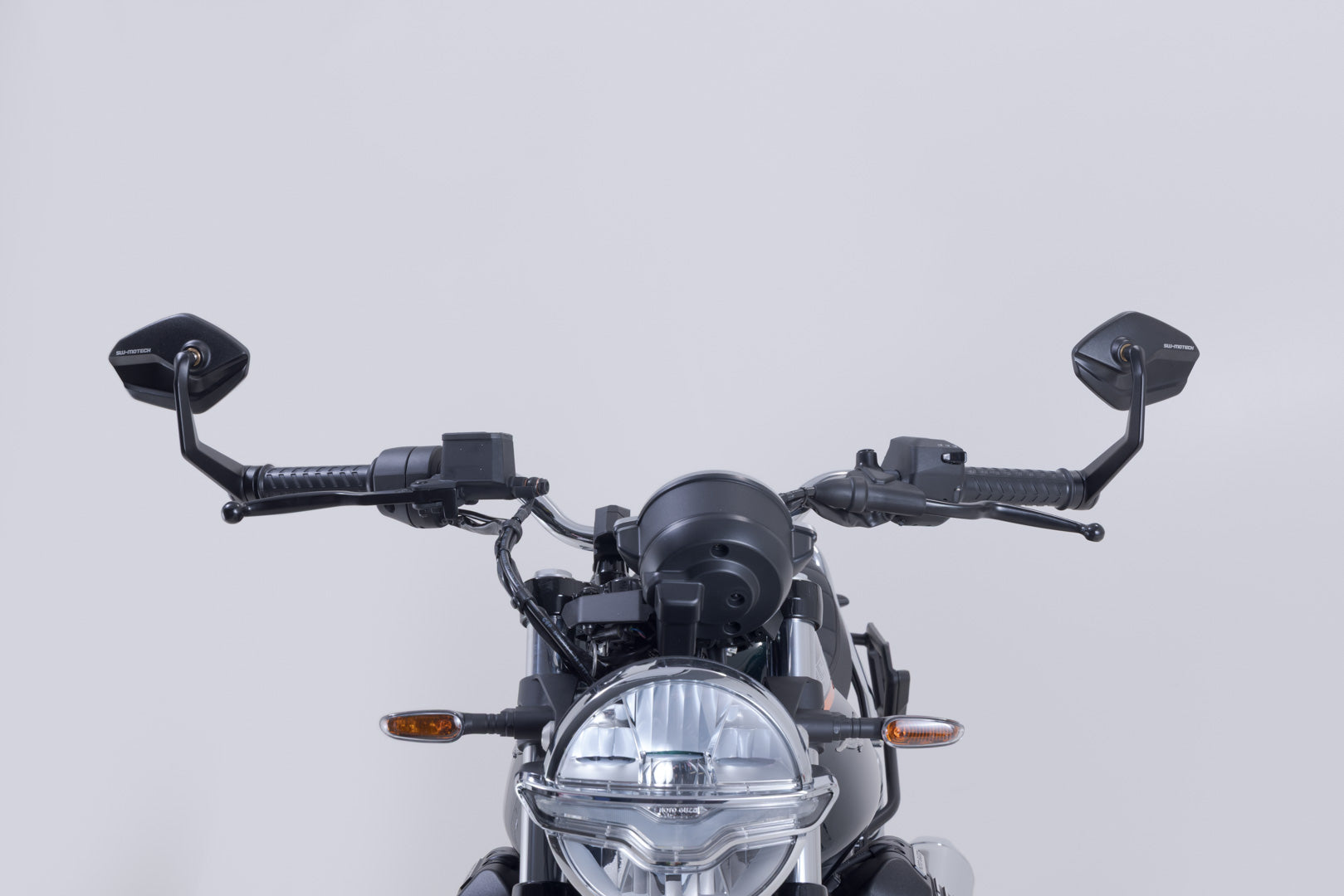 SW-MOTECH / SWモテック ハンドルエンドミラー：Moto Guzzi V7 Special / V7 Stone、Voge R625用。 | MIR.17.847.10000