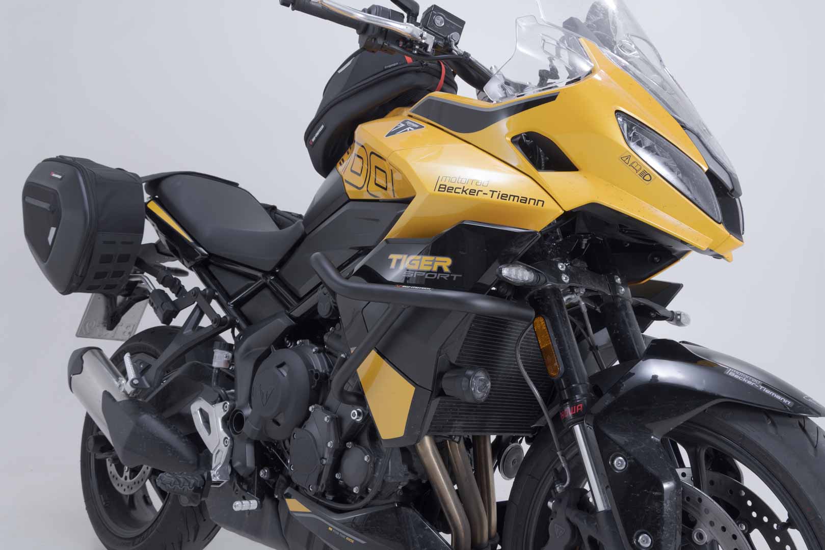SW-MOTECH / SWモテック ブラック・クラッシュバー。Triumph・タイガー・スポーツ 660 (25-)／800 (24-)。 | SBL.11.025.10000/B