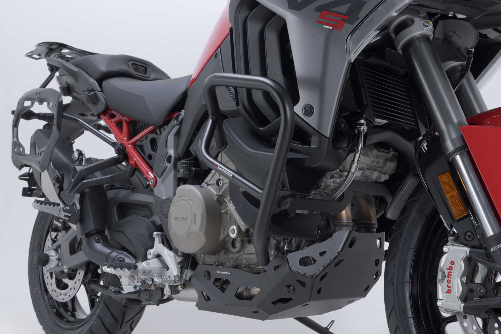 SW-MOTECH / SWモテック ブラック・クラッシュバー。Ducati Multistrada V4 (24-)。 | SBL.22.822.10100/B