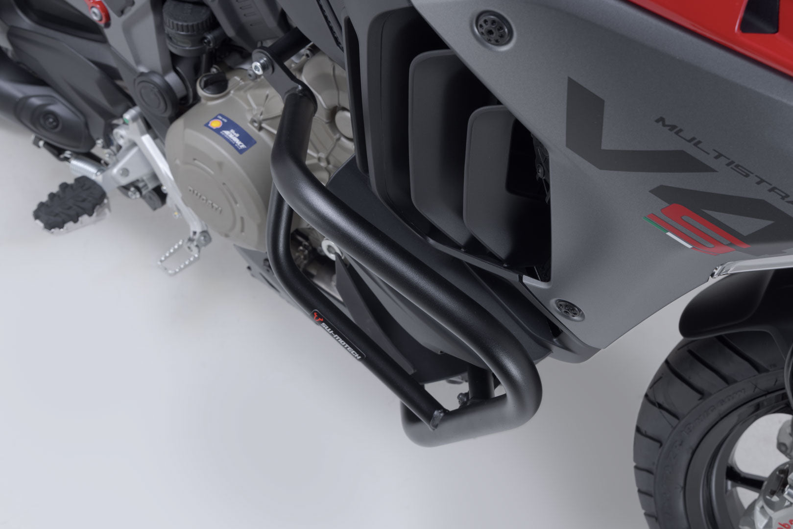 SW-MOTECH / SWモテック ブラック・クラッシュバー。Ducati Multistrada V4 (24-)。 | SBL.22.822.10100/B