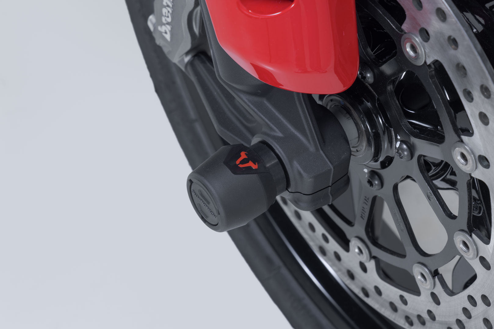 SW-MOTECH / SWモテック フロントアクスル用ストールパッドキット（ブラック）。Ducati・ムルティストラーダ V2 / V2 S（24-）。 | STP.22.176.10700/B