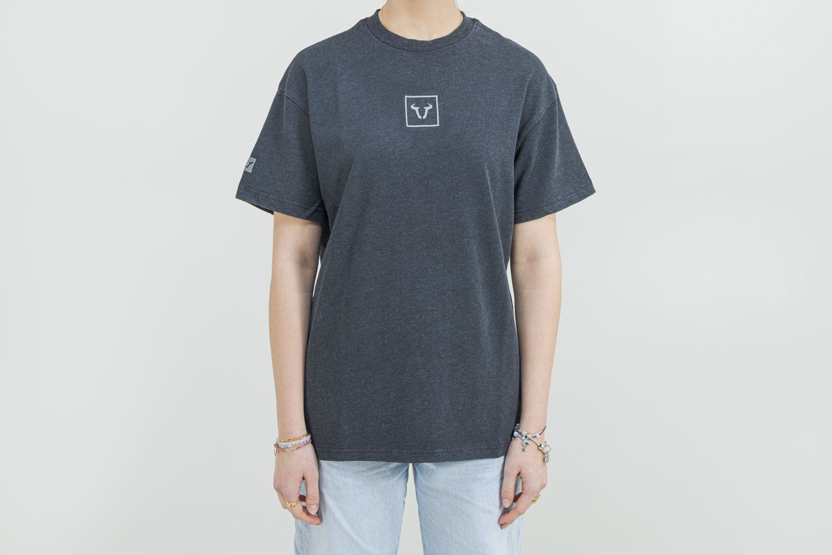SW-MOTECH / SWモテック ユニセックスTシャツ – Riders Line ダークグレー。オプティックウォッシュ。ユニセックス。サイズM。 | WER.BKL.036.M.10000