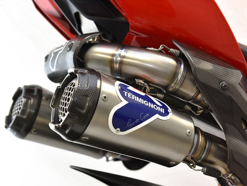 Termignoni / テルミニョーニ GR COMPL TITANIO PANIGALE V4 SBK REPLICA + UP MAP EU5  チタン  チタン | D20009400TTC