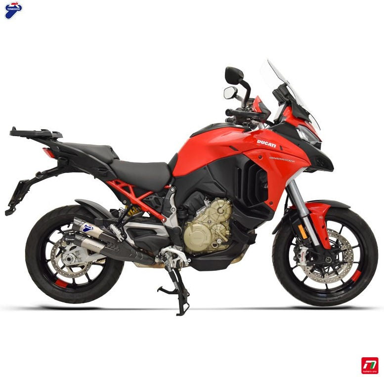 Termignoni / テルミニョーニ スリップオンエキゾースト INOX-TITAN-CARBON Ducati Multistrada / ムルティストラーダ V4 2021-2023 | D21008040ITC