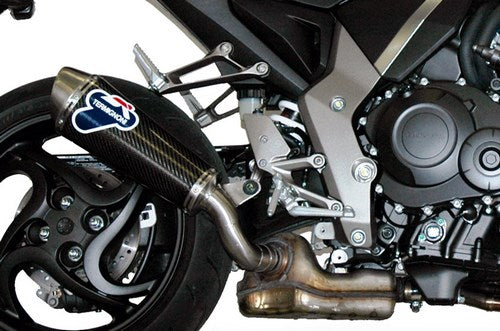 Termignoni / テルミニョーニ 1 サイレンサー STR スリップオン オーバル ステンレス  スリーブ: カーボン | H080080CO