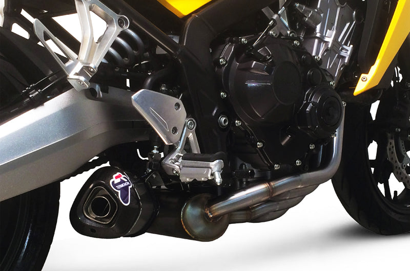 Termignoni / テルミニョーニ 4X1 Street カーボンキャップ ステンレス HONDA CB 650 (2014-2018) | H131090CV