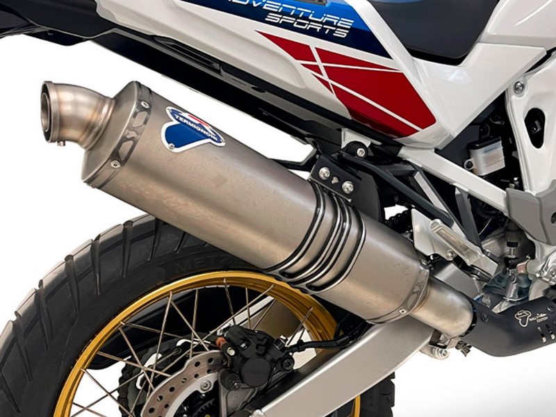 Termignoni / テルミニョーニ レーシング エキゾーストサイレンサー チタン スチール Honda Africa Twin 1100 2020-2023 | H16609440ITI