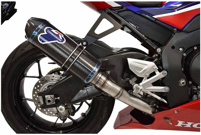 Termignoni / テルミニョーニ コレクター＋サイレンサーチタン  CARBON レーシング | H17109400TCC