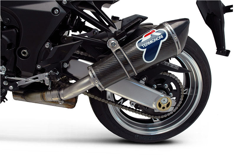 Termignoni / テルミニョーニ 2 サイレンサー STR コニカル スリップオン コニカル ステンレス  スリーブ: カーボン | K066080CC