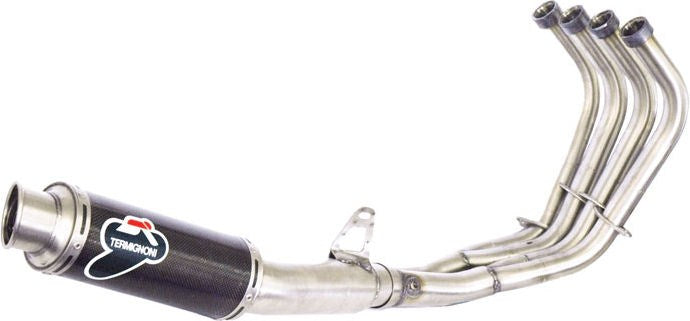 Termignoni / テルミニョーニ 4X2X1 STR ラウンド ステンレス  スリーブ: カーボン | Y089080CR