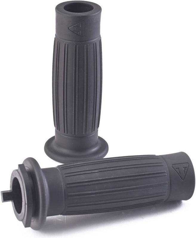 TRIUMPH / トライアンフ純正商品ハンドルバーグリップ - バレル - ブラック - 25.4mm | A2041443