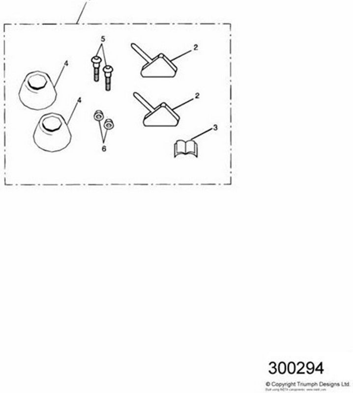 Triumph A9500038 Spacer - Fowlers Parts | A9500038