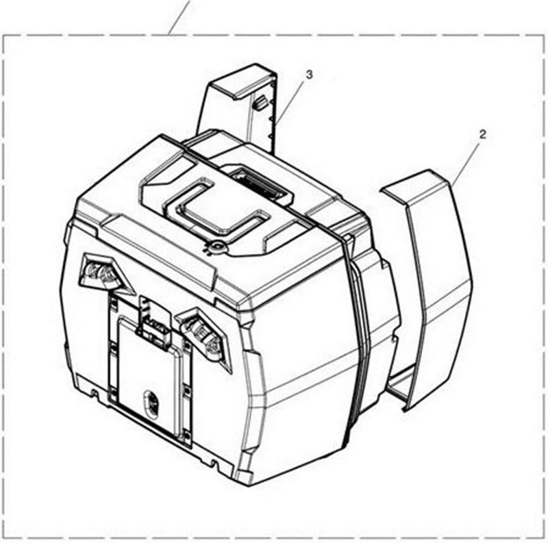 TRIUMPH / トライアンフ純正商品トップボックス - アドベンチャー | A9500748
