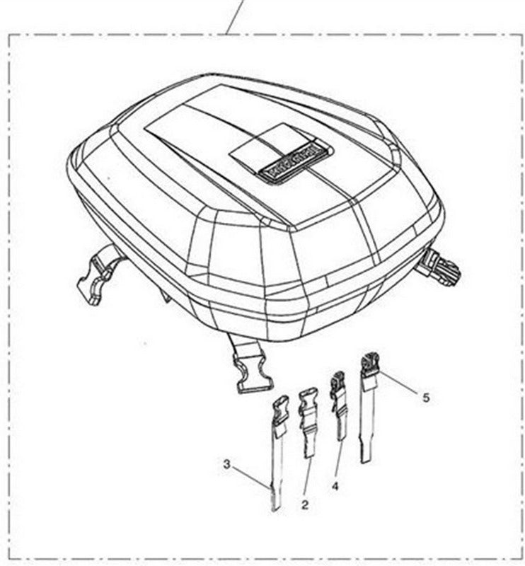 Triumph Strap  Mounting  Female  230mm A9510098 | A9510098