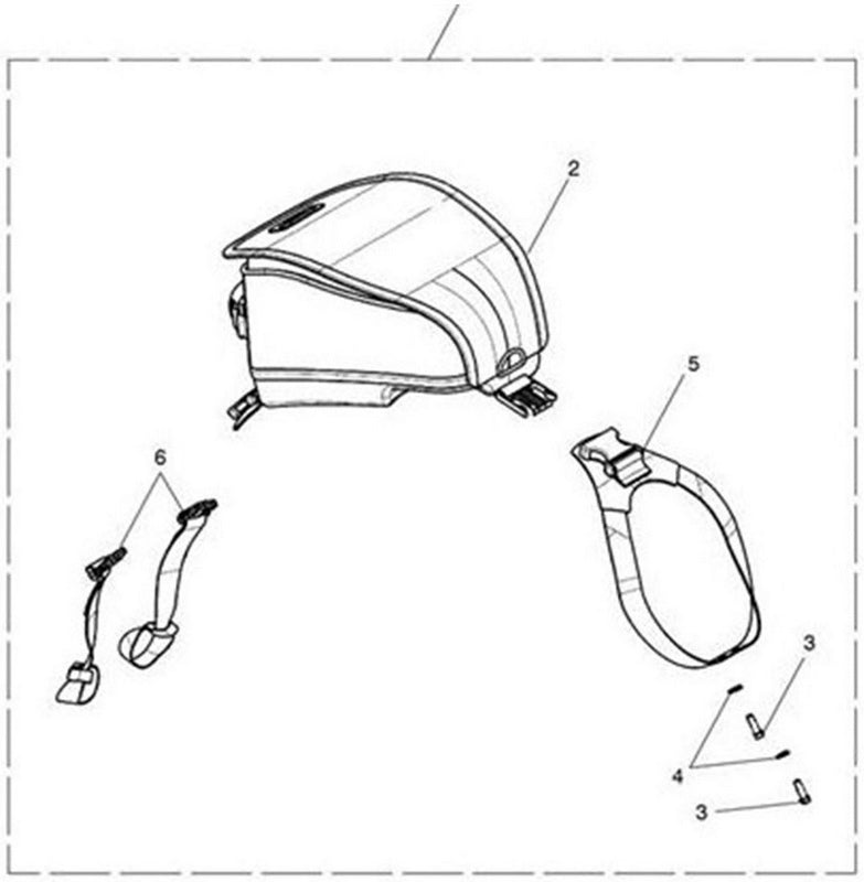 Triumph Harness  Front  Tank Bag A9510141 | A9510141