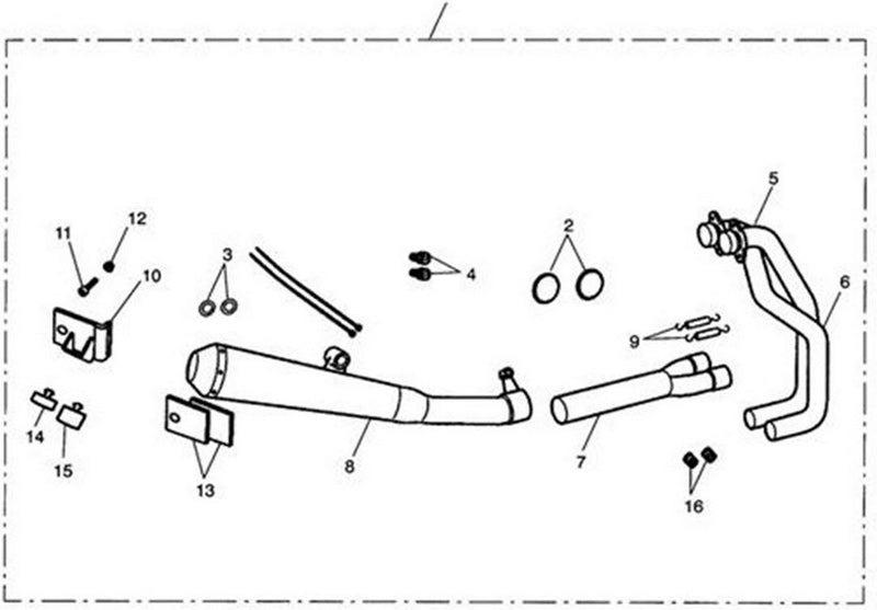 Triumph Header Pipe RH Arrow 2:1 | A9600334