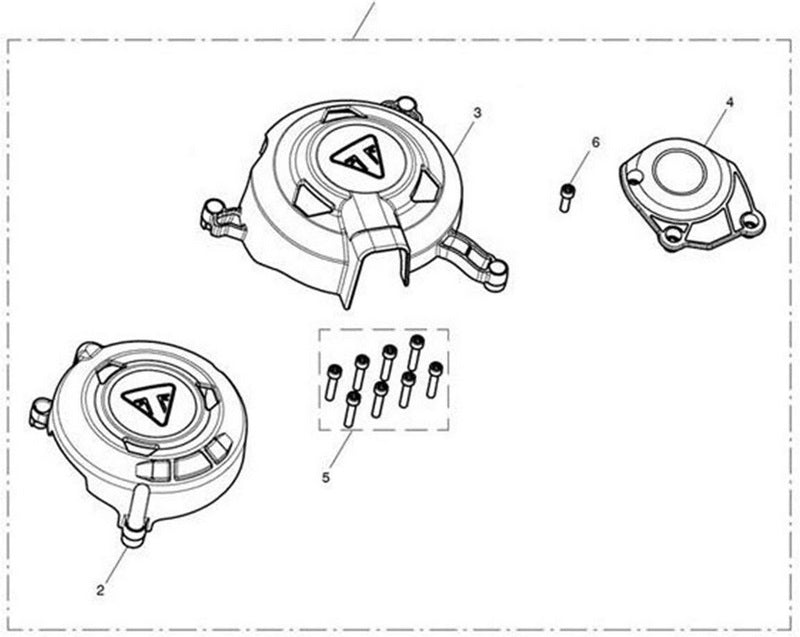 Triumph Cover Protector Crank Triumph Genuine Part | A9610206