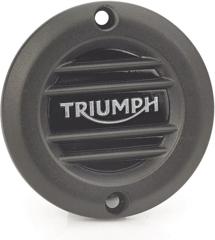 TRIUMPH / トライアンフ純正商品ダーク仕上げクラッチバッジ - リブ入り | A9610253