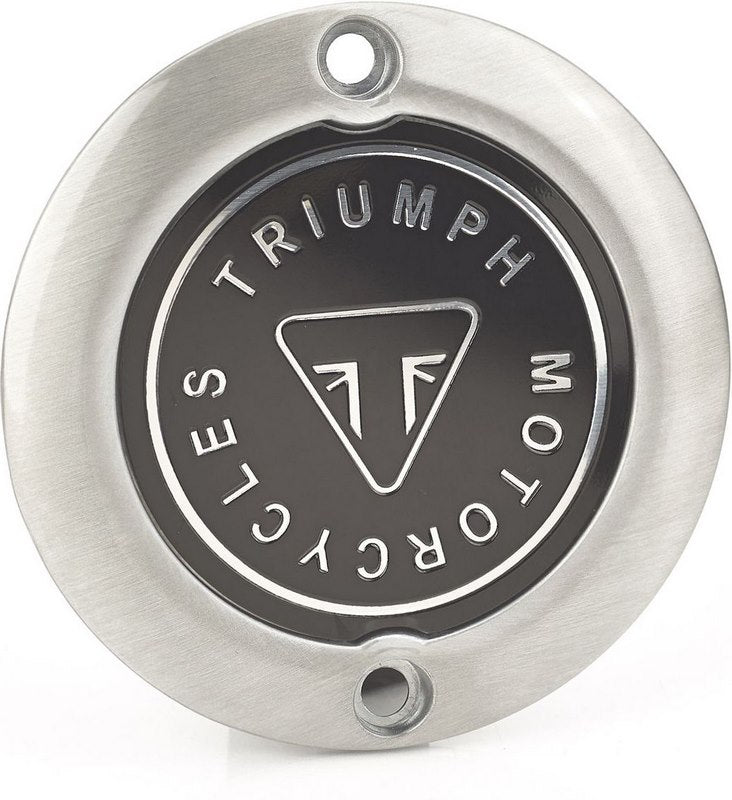 TRIUMPH / トライアンフ純正商品クラッチバッジ・ブラシ仕上げ | A9610256