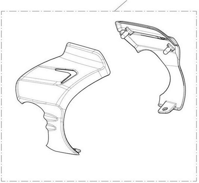 TRIUMPH / トライアンフ純正商品ブラックインテークカバー | A9618229