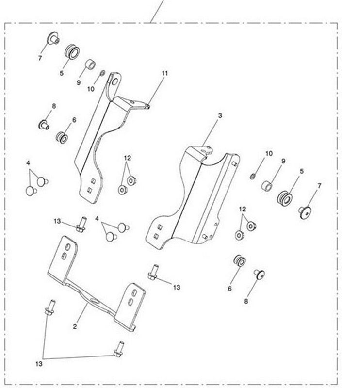Triumph Mount Bracket Upper RH | A9700358