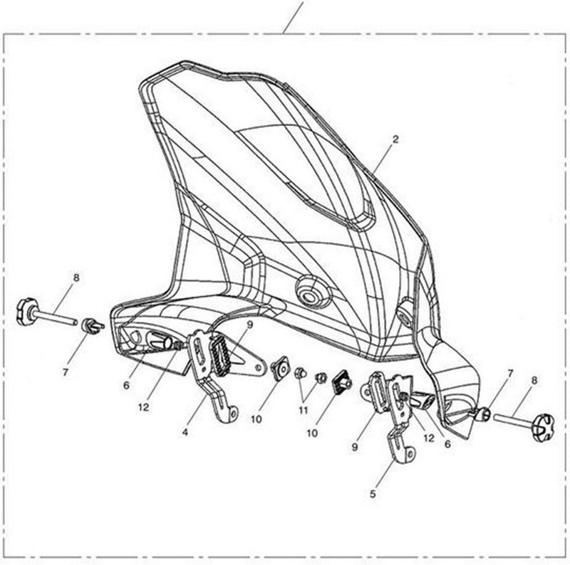 Triumph Mounting Bracket  LH A9701253 | A9701253