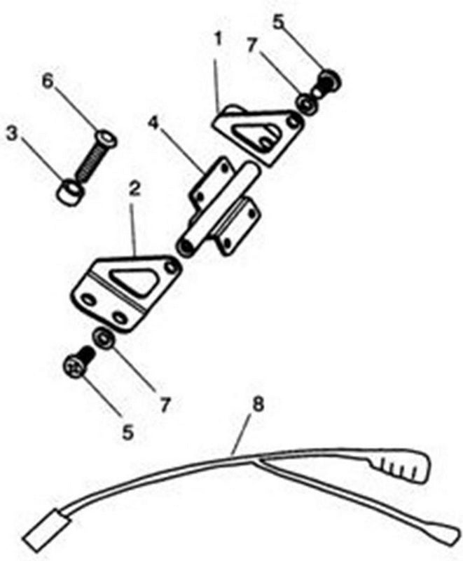 Triumph Clamp Rod Mount | A9750354