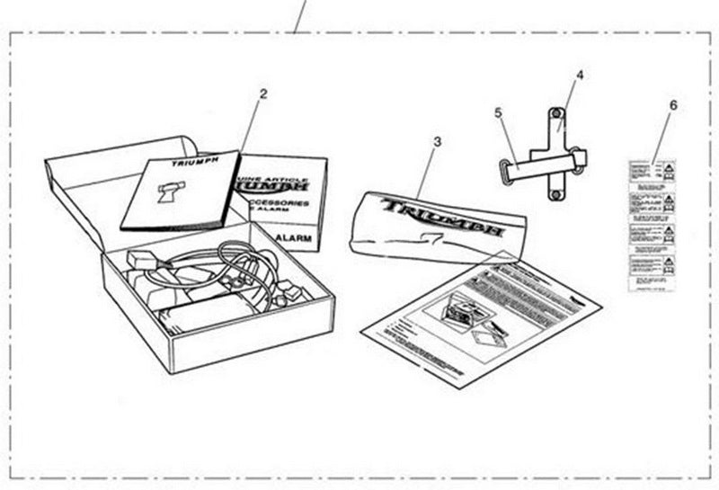 Triumph Fix Kit  Alarm  S4 A9800071 # TRIUMPH | A9800071