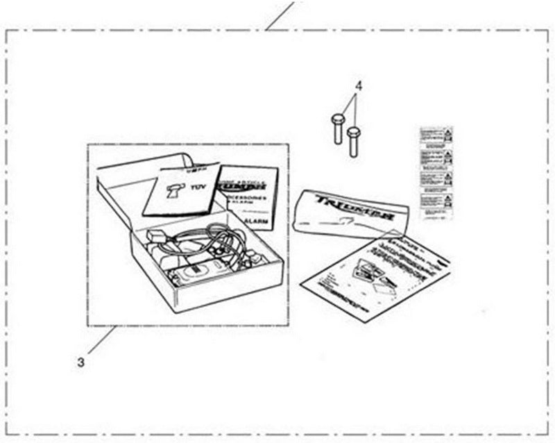 Triumph Fix Kit  Alarm S4 A9800072 # TRIUMPH | A9800072