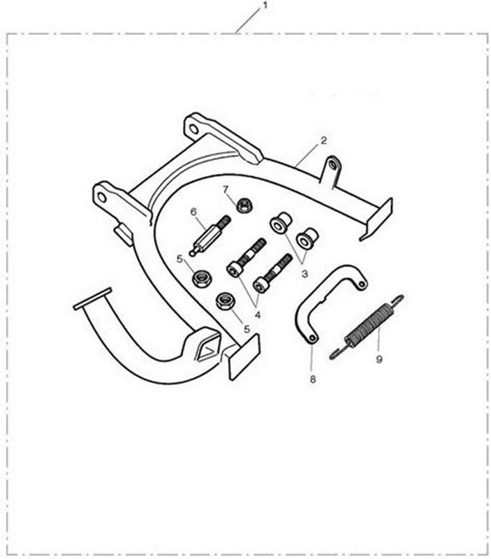 Triumph Screw Cap Hd M10 X 40 X 1.25 | A9910008
