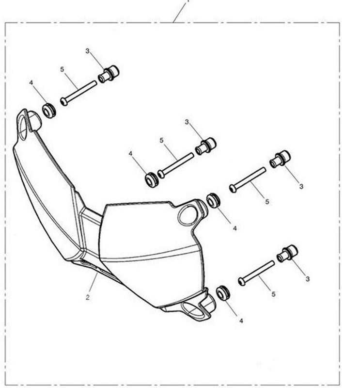 Triumph Screw But/Hd M5 x 0.8 x 45 | A9910871