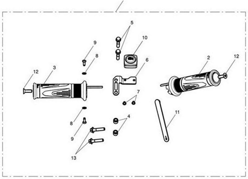 Triumph Grip Heated LH | T2043790