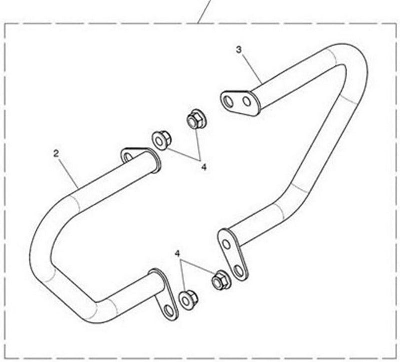 Triumph Dresser Bar RHS Coated Triumph Genuine Part – World | T2070687