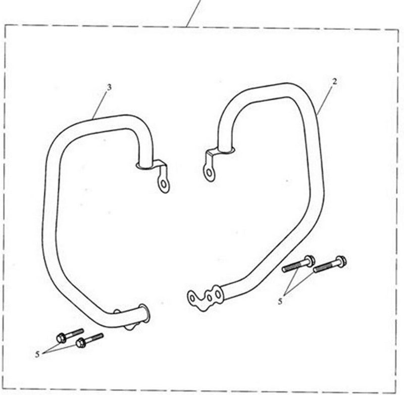 Triumph T2079923 - Triumph DRESSER BAR | T2079923