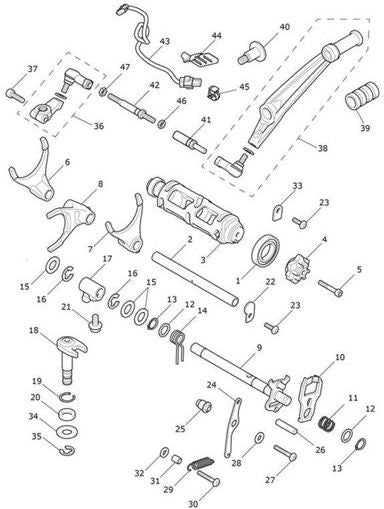 Triumph Rubber Gearchange Pedal | T2082795